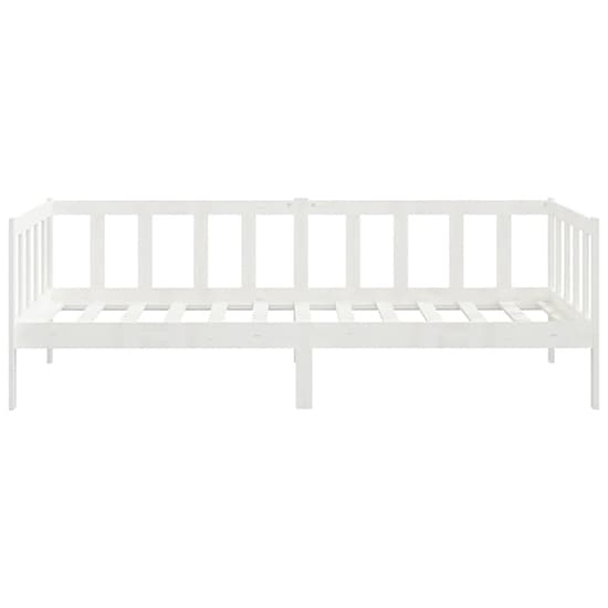 Umeko Solid Pinewood Single Day Bed In White_5
