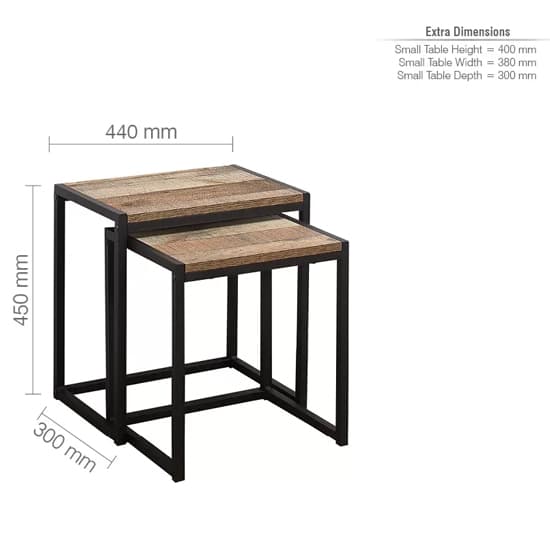 Urbana Wooden Nest Of 2 Tables In Rustic_5
