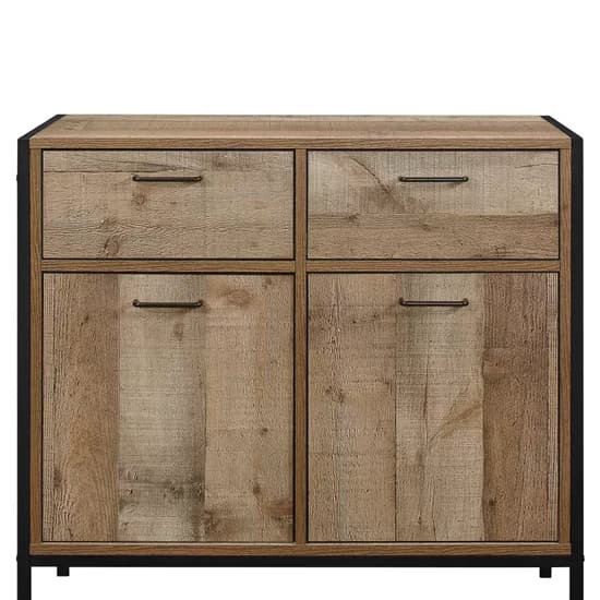 Urbana Wooden Sideboard With 2 Doors And 2 Drawers In Rustic_4