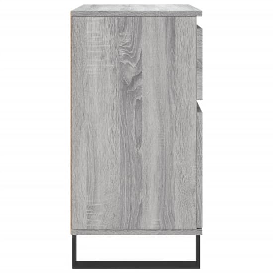 Urbino Wooden Sideboard With 2 Door 1 Drawer In Grey Sonoma Oak_5