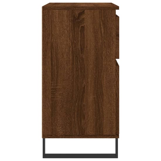 Urbino Wooden Sideboard With 2 Doors 1 Drawer In Brown Oak_5