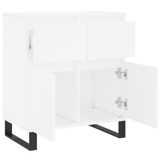 Urbino Wooden Sideboard With 2 Doors 1 Drawer In White_4