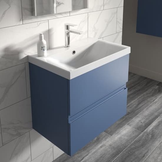 Urfa 50cm Wall Hung Vanity With Thin Edged Basin In Satin Blue_3