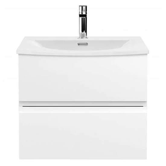 Urfa 60cm Wall Hung Vanity With Curved Basin In Satin White_1