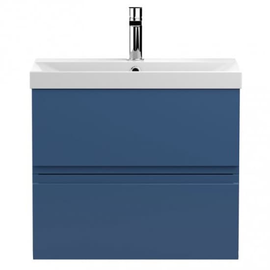 Urfa 60cm Wall Hung Vanity With Thin Edged Basin In Satin Blue_1