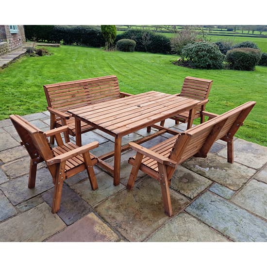 Vail Timber Dining Table Large With 2 Chairs 2 Large Benches_3