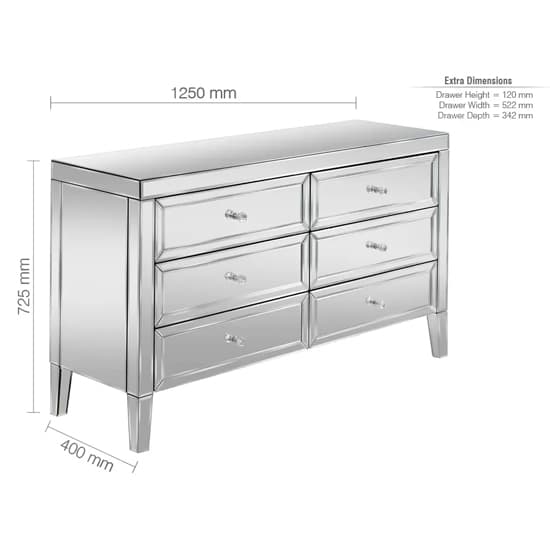 Valence Mirrored Chest Of 6 Drawers In Silver_4