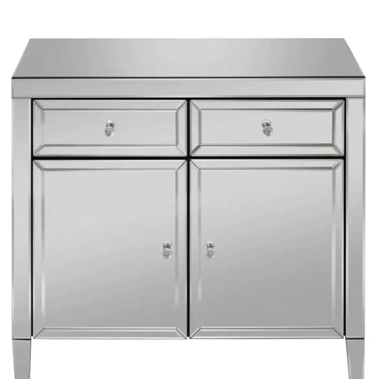 Valence Mirrored Sideboard With 2 Doors 2 Drawers In Silver_4