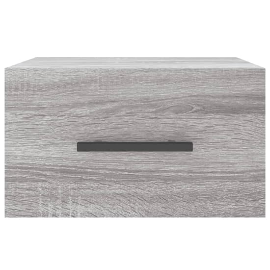Valence Wall Hung Wooden Bedside Cabinet In Grey Sonoma Oak_3