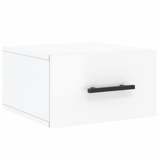 Valence Wall Hung High Gloss Bedside Cabinet In White_2