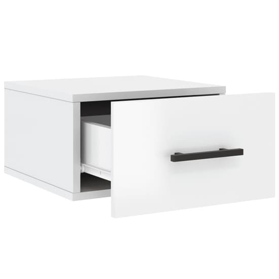 Valence Wall Hung High Gloss Bedside Cabinet In White_4