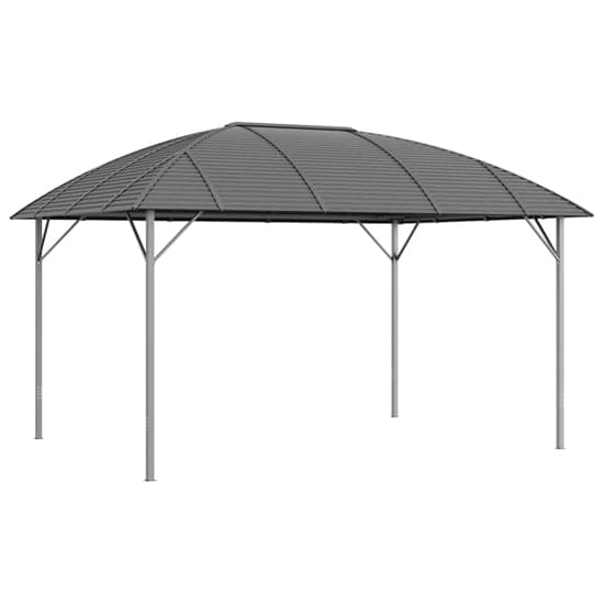 Vali Steel 3m x 4m Gazebo With Arch Roof In Anthracite_2