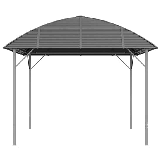 Vali Steel 3m x 4m Gazebo With Arch Roof In Anthracite_4