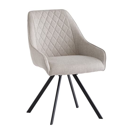 Valko Fabric Dining Chair Swivel In Stone_1
