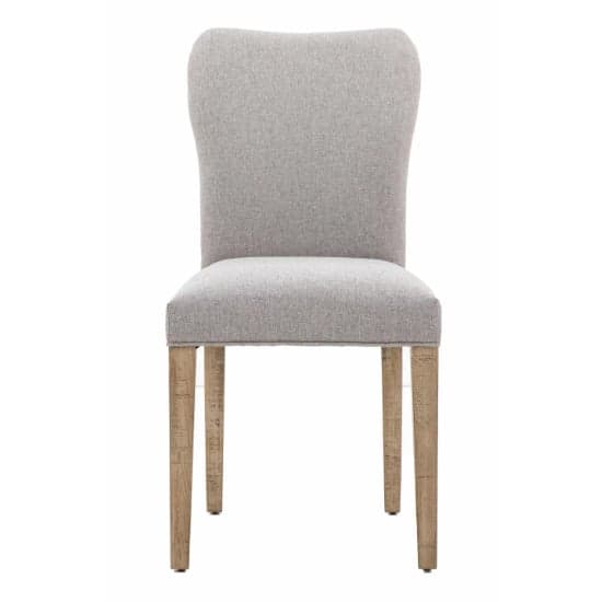 Valletta Natural Fabric Dining Chairs In Pair_3