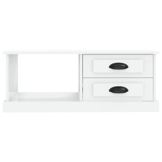 Vance High Gloss Coffee Table With 2 Drawers In White_4