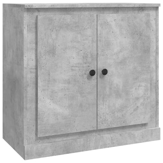 Vance Wooden Sideboard 2 Doors 6 Drawers In Concrete Effect_5