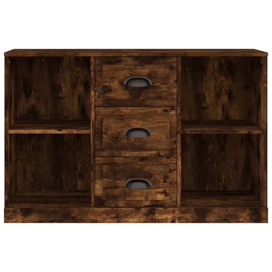 Vance Wooden Sideboard With 3 Drawers In Smoked Oak_5