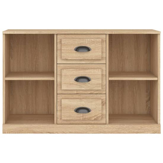 Vance Wooden Sideboard With 3 Drawers In Sonoma Oak_5