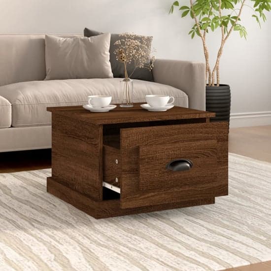 Vance Wooden Coffee Table With 1 Drawer In Brown Oak_2