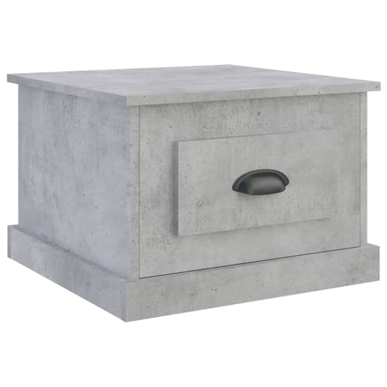 Vance Wooden Coffee Table With 1 Drawer In Concrete Effect_3