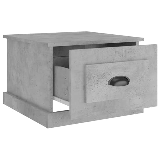Vance Wooden Coffee Table With 1 Drawer In Concrete Effect_5