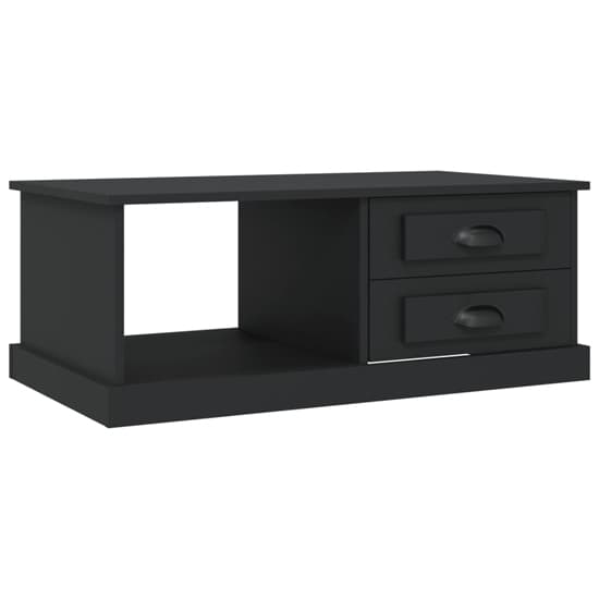 Vance Wooden Coffee Table With 2 Drawers In Black_3