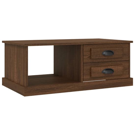 Vance Wooden Coffee Table With 2 Drawers In Brown Oak_3