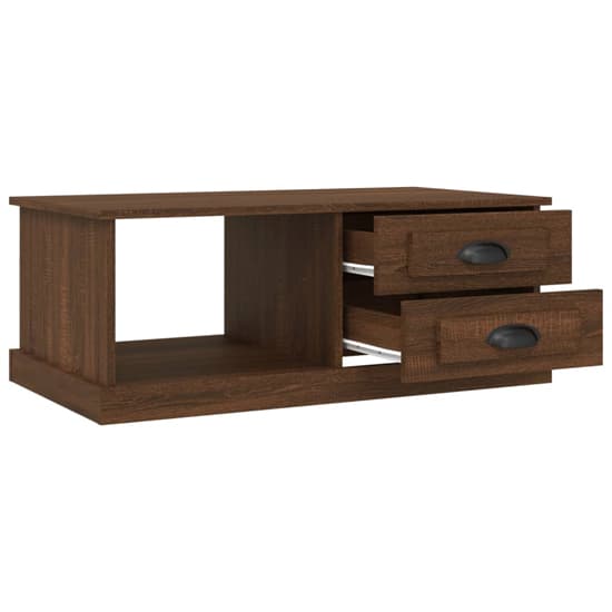 Vance Wooden Coffee Table With 2 Drawers In Brown Oak_4