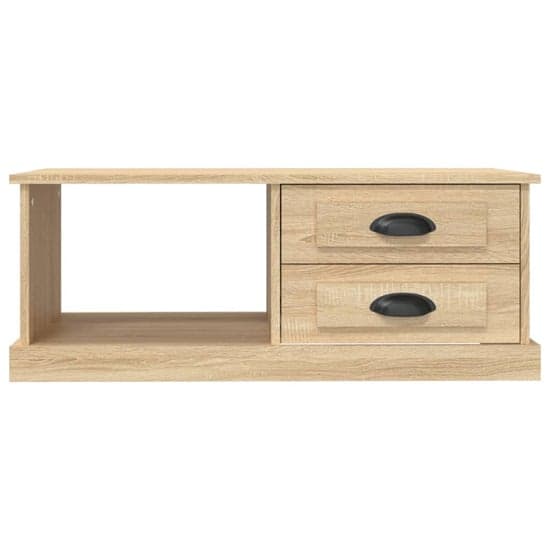 Vance Wooden Coffee Table With 2 Drawers In Sonoma Oak_4