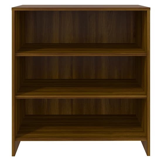 Variel Wooden Bookcase With 3 Shelves In Brown Oak_3