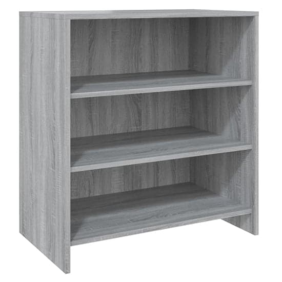 Variel Wooden Bookcase With 3 Shelves In Grey Sonoma Oak_2