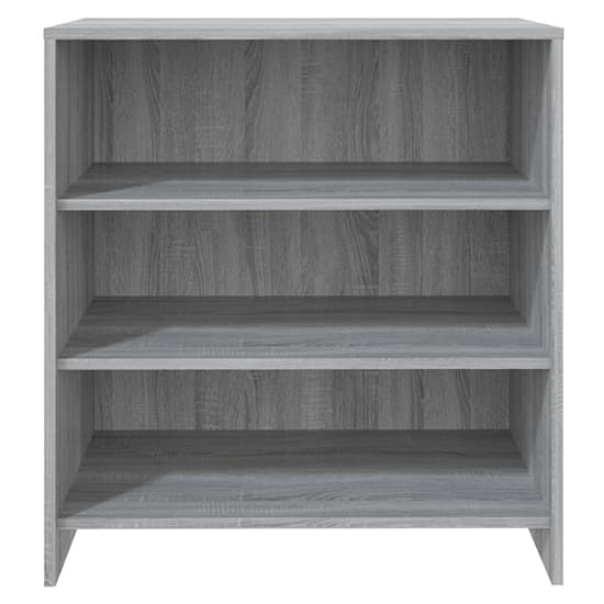 Variel Wooden Bookcase With 3 Shelves In Grey Sonoma Oak_3