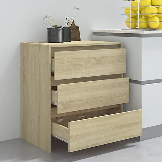 Variel Wooden Chest Of 3 Drawers In Sonoma Oak_2
