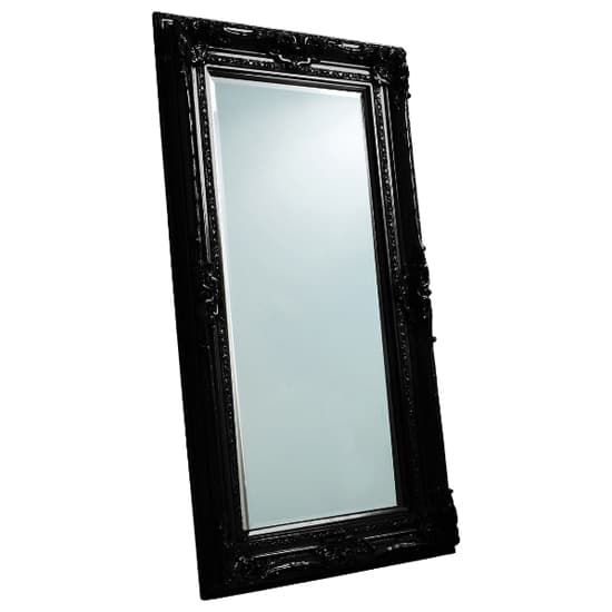 Velia Rectangular Leaner Mirror In Black Frame_2