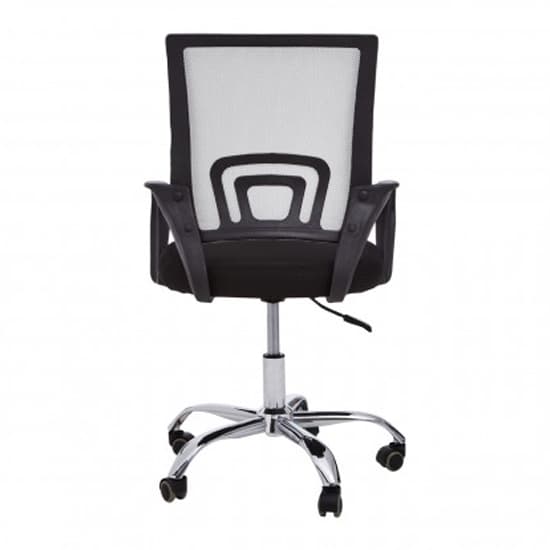 Velika Home And Office Chair In Grey With Black Armrest_4