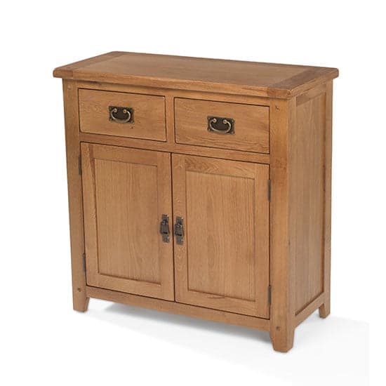 Velum Wooden Small Sideboard In Chunky Solid Oak_2