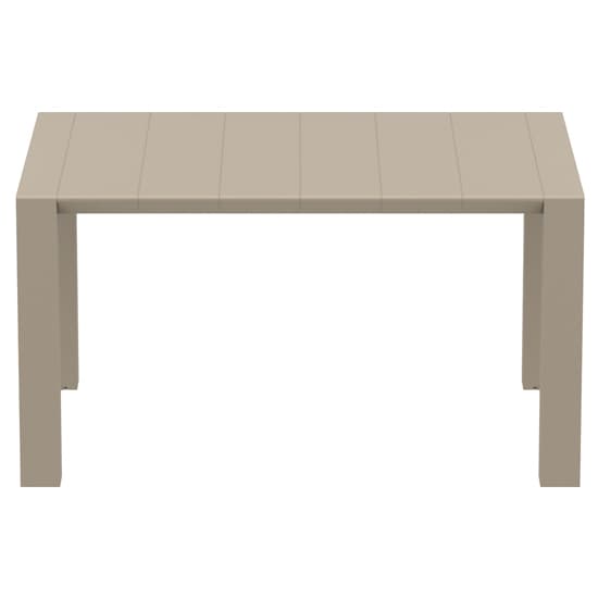 Ventsor Outdoor Extending Dining Table In Taupe_4