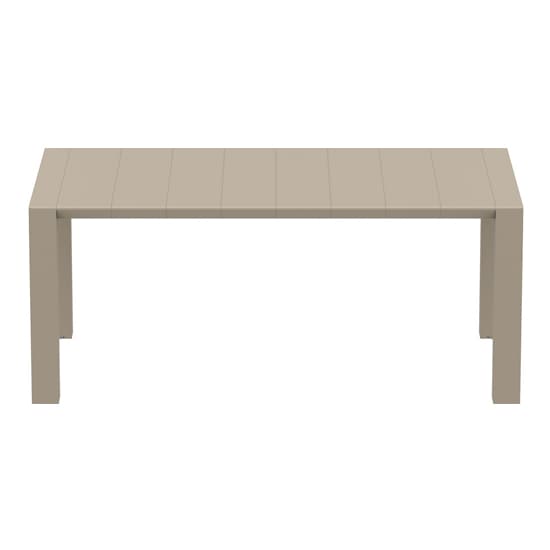 Ventsor Outdoor Medium Extending Dining Table In Taupe_3