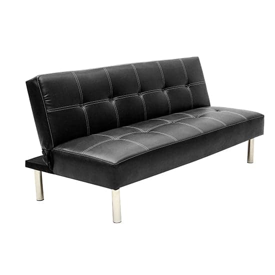Vumba PVC Sofa Bed In Black