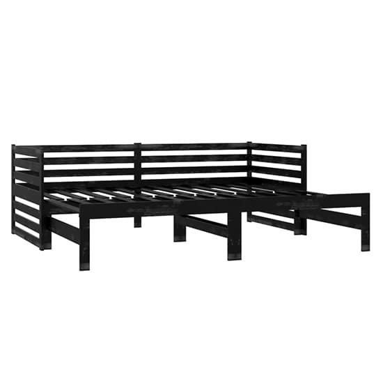 Veras Solid Pinewood Pull-Out Single Day Bed In Black_5