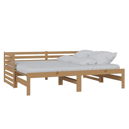 Veras Solid Pinewood Pull-Out Single Day Bed In Honey Brown_4