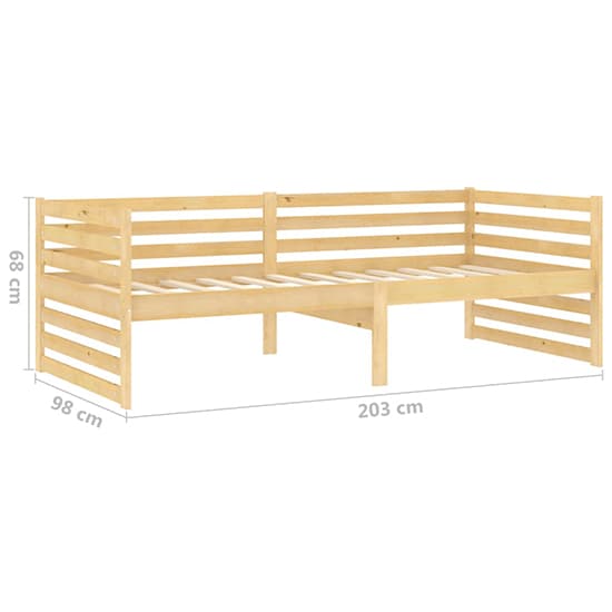 Veras Solid Pinewood Single Day Bed In Natural_5
