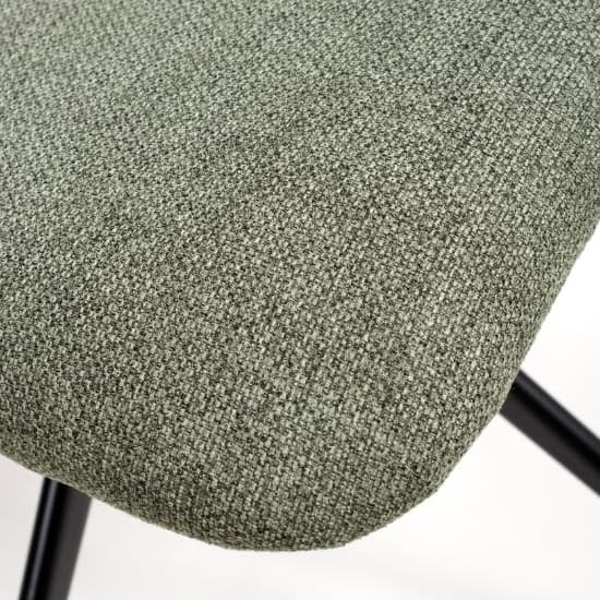 Vercelli Swivel Sage Fabric Dining Chairs In Pair_8