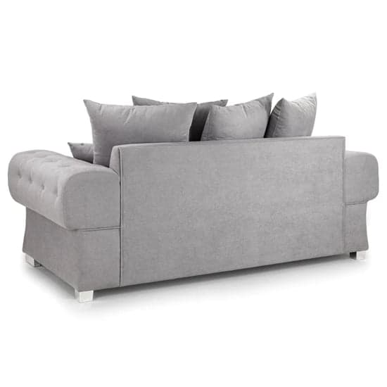Verna Scatterback Fabric 3 Seater Sofa In Grey_2