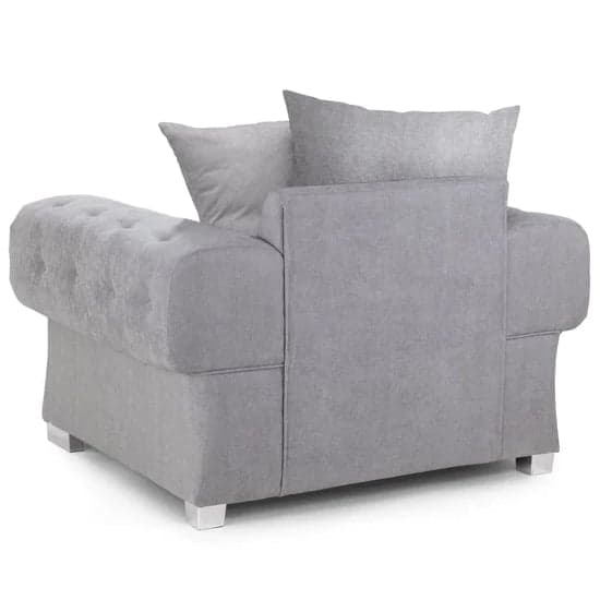 Verna Scatterback Fabric Armchair In Grey_2