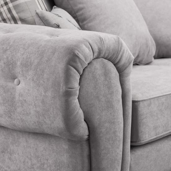 Verna Scatterback Fabric Armchair In Grey_3