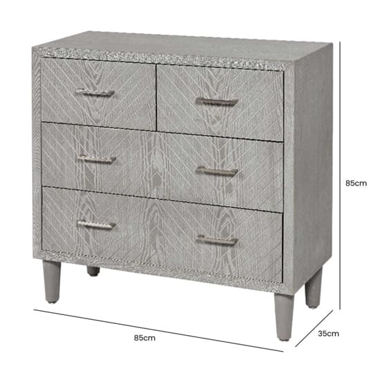 Vernal Wooden Chest Of 4 Drawers In Grey Elm_5