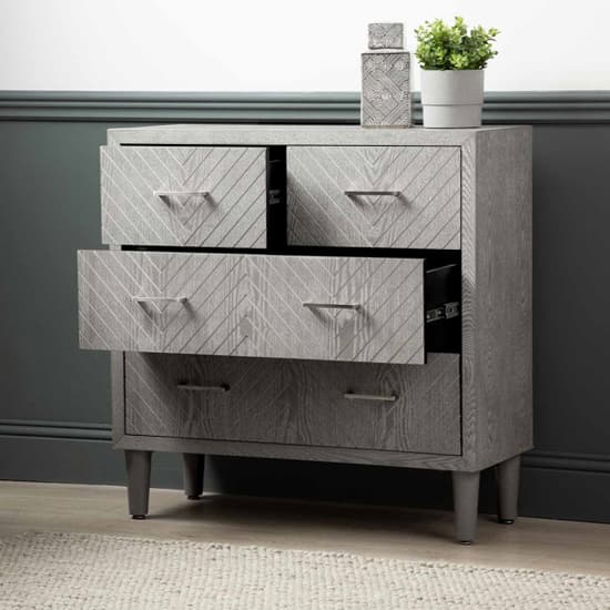 Vernal Wooden Chest Of 4 Drawers In Grey Elm_6