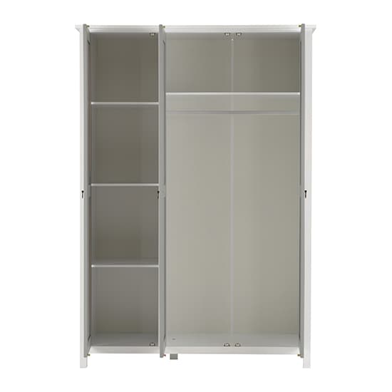 Verox Wooden Wardrobe With 3 Doors In White And Grey_3